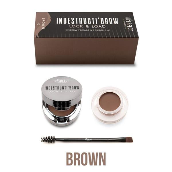 BPerfect Indestructi'Brow Lock & Load Eyebrow Pomade & Powder Duo - Brown