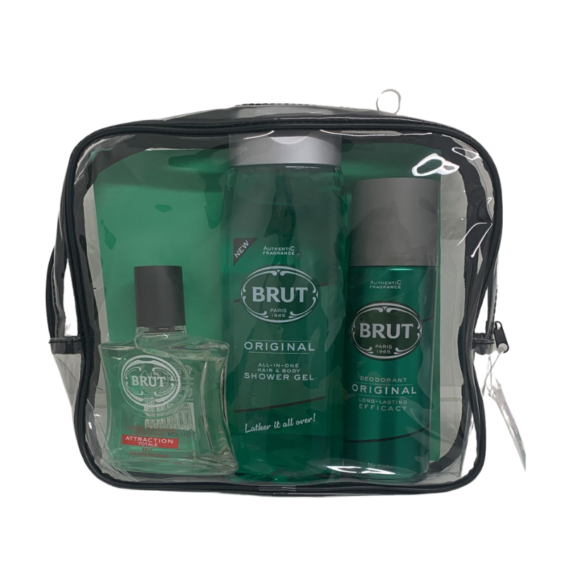 Brut Mens Shower, Aftershave, & Deodorant Giftset